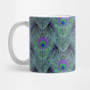 Peacock Feathers Mug